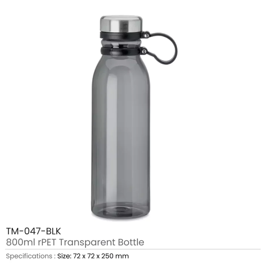 rPET Transparent Bottles Blank